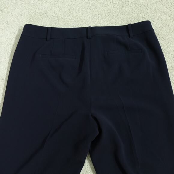 NWT Talbots Womens Trouser Work Pants Pleated Front Straight Leg Navy Size 14 - Picture 9 of 9